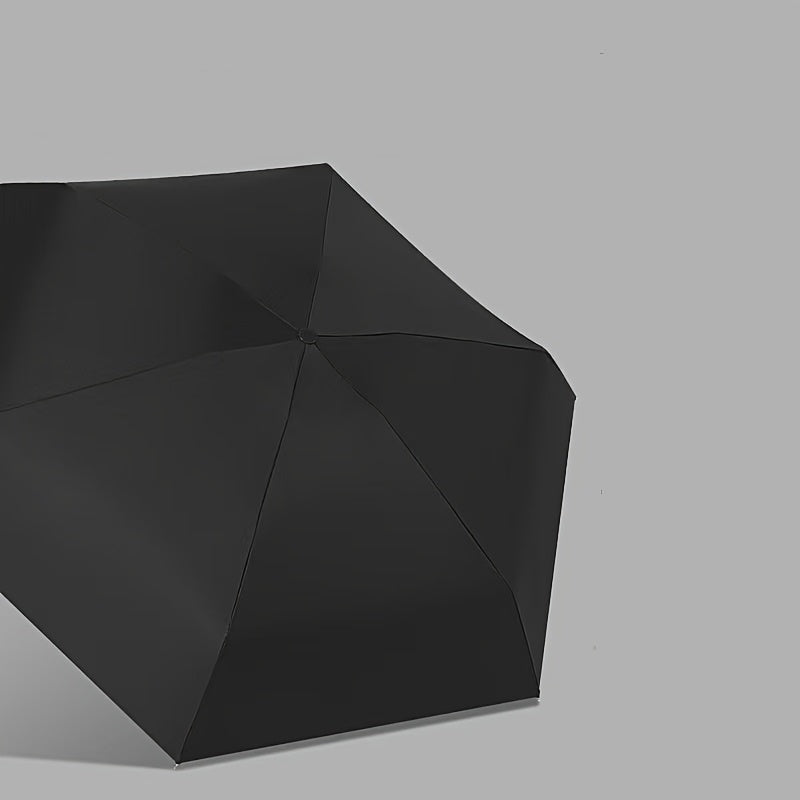 Mei Qi Lin Compact 6-Rib Mini Umbrella - High-Quality, Foldable Sun Protection with Stylish Design