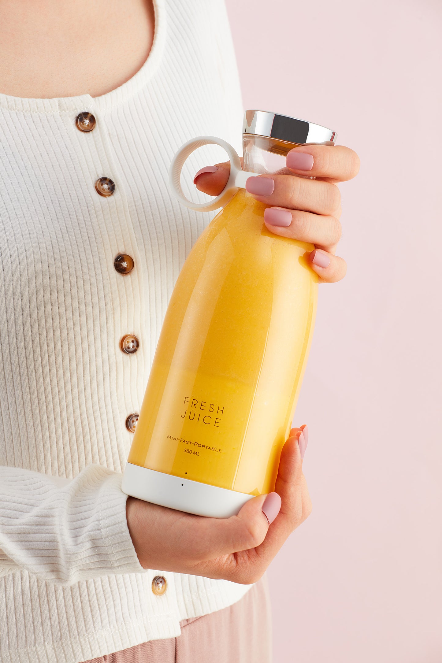 350ml Wireless Portable Electric Mini Fruit Blender - Perfect for On-the-Go Juicer!