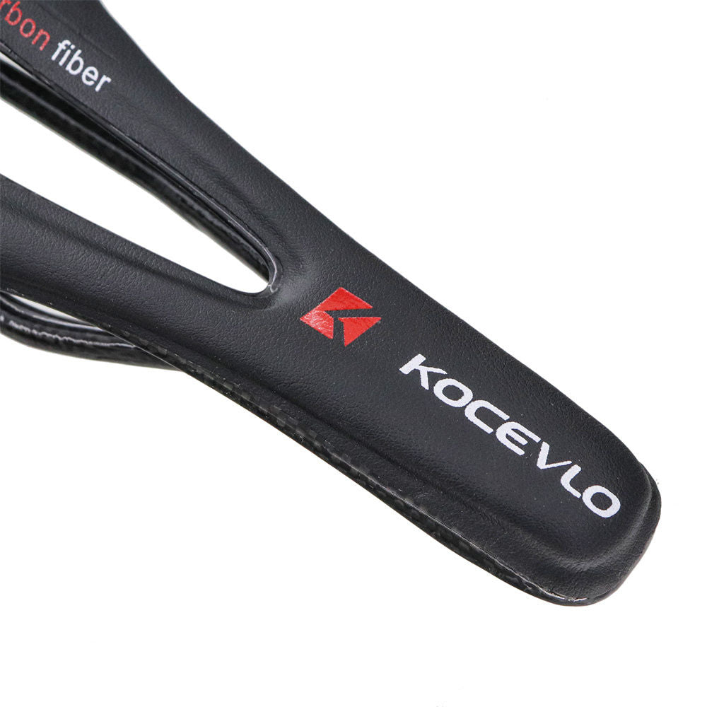 Kocevlo Carbon Fiber Mountain Bike Saddle Blue Cushion Carbon Fiber Seat Pad