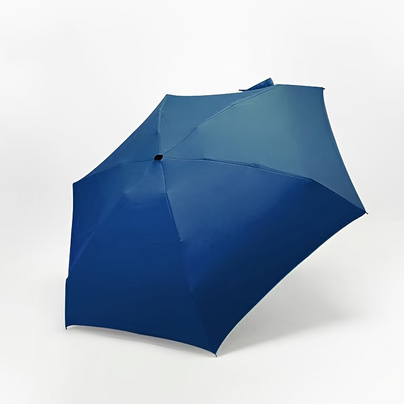 Mei Qi Lin Compact 6-Rib Mini Umbrella - High-Quality, Foldable Sun Protection with Stylish Design
