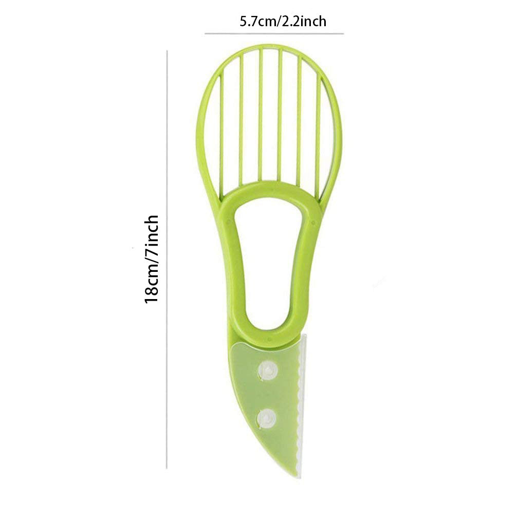1/2pcs, 3-in-1 Avocado Slicer Shea Corer Butter Fruit Peeler Cutter Pulp Separator Plastic Knife Kitchen Vegetable Tools Home Accessory Kitchen Accessories