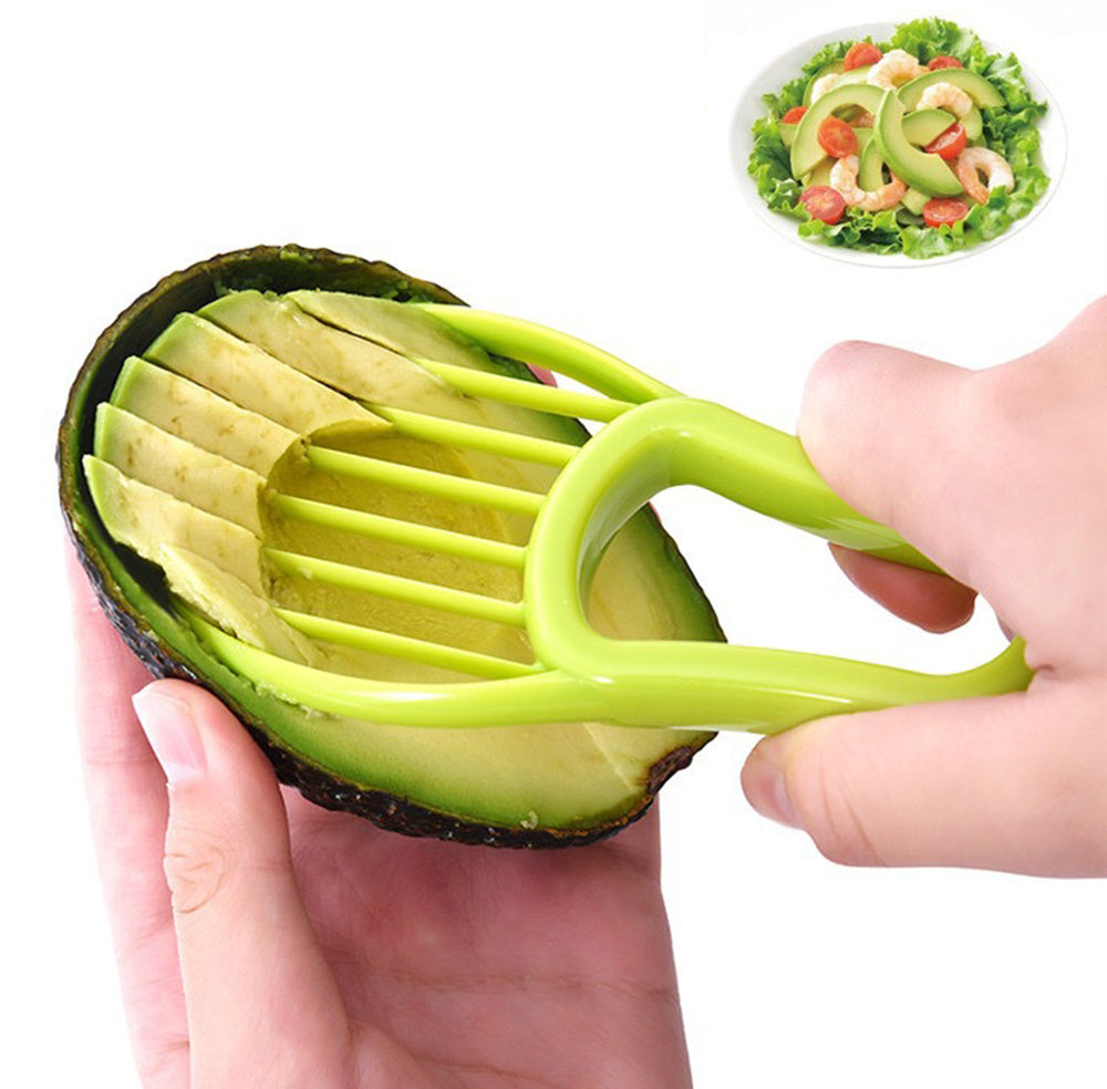 1/2pcs, 3-in-1 Avocado Slicer Shea Corer Butter Fruit Peeler Cutter Pulp Separator Plastic Knife Kitchen Vegetable Tools Home Accessory Kitchen Accessories
