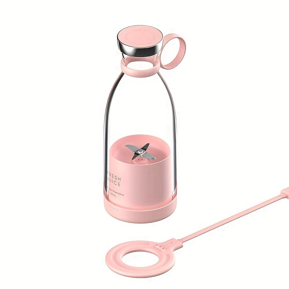 350ml Wireless Portable Electric Mini Fruit Blender - Perfect for On-the-Go Juicer!