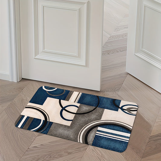 1pc Non-Slip Modern Door Mat - Thick Padded Indoor Entrance Mat for Home Decor and Floor Protection