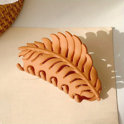 [Large Leaf Hair Claw Clip] Fall Autumn Hair Clips, Large Hair Claw, Leaf, Hair Clip, Large Hair Claw Clip, Hair Claw, Hair Clip, Claw Clip, Hair Clip For Women