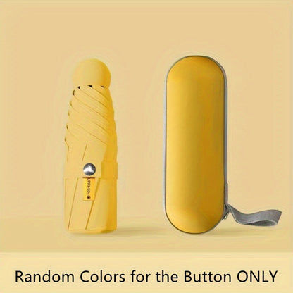 Mei Qi Lin Compact 6-Rib Mini Umbrella - High-Quality, Foldable Sun Protection with Stylish Design