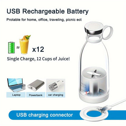 350ml Wireless Portable Electric Mini Fruit Blender - Perfect for On-the-Go Juicer!