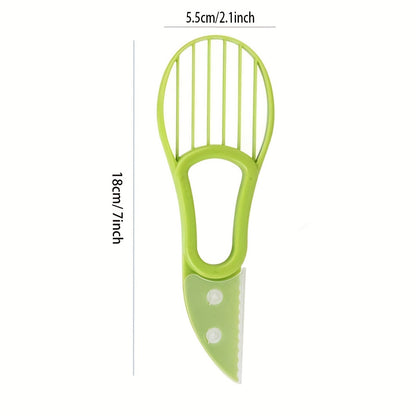 1/2pcs, 3-in-1 Avocado Slicer Shea Corer Butter Fruit Peeler Cutter Pulp Separator Plastic Knife Kitchen Vegetable Tools Home Accessory Kitchen Accessories