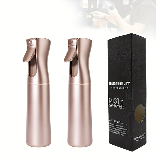 1pcs Fine Water Mist Spray Bottle, Electroplating Gradient Color, Continuous Spray, Hairdressing, Alcohol Disinfection