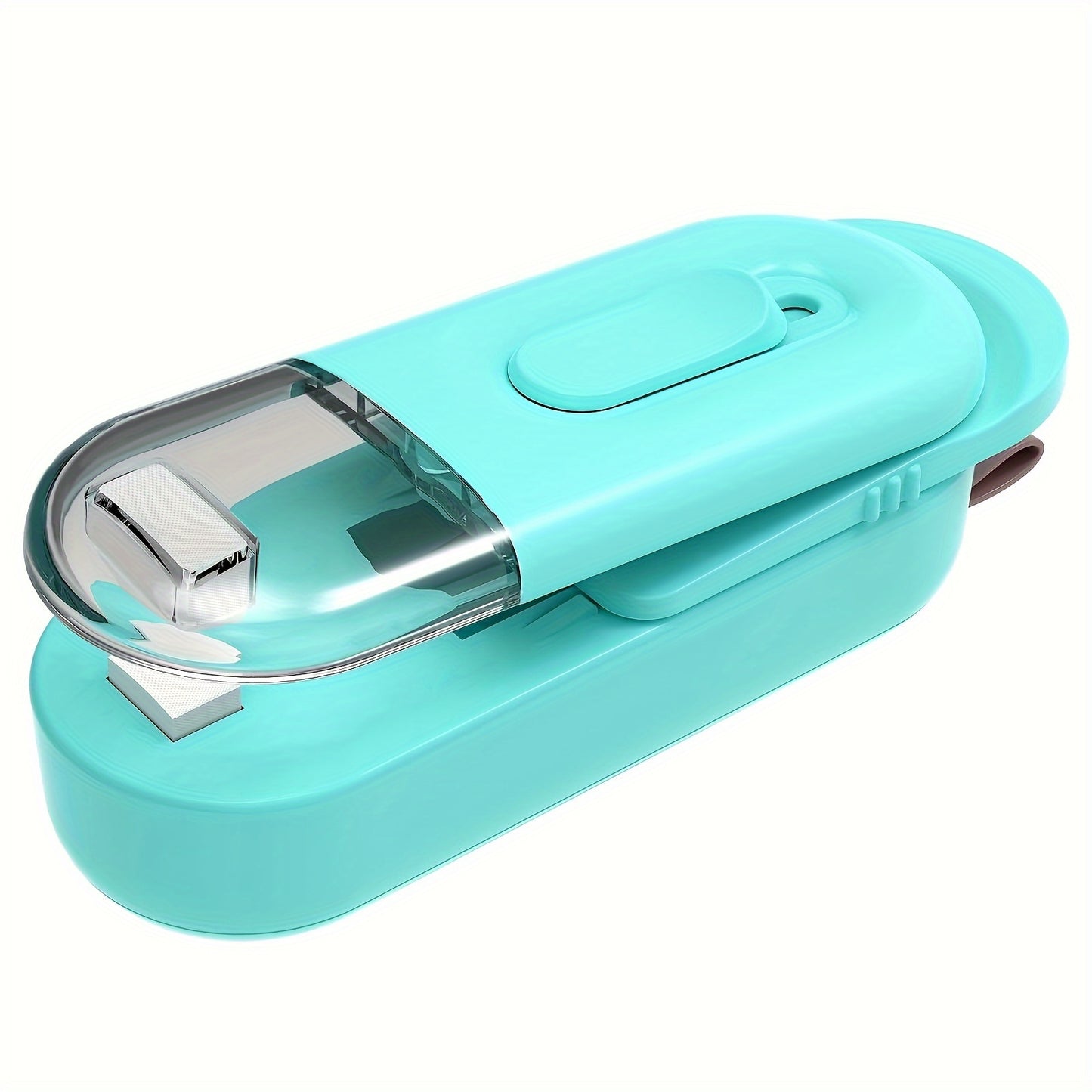 1pc Compact Mini Vacuum Sealer - 2-in-1 Heat Sealer & Cutter for Airtight Food Storage - Portable Thermal Sealer for Plastic Bags, Snacks, Cookies, Freshness Preservation, Kitchen Essentials
