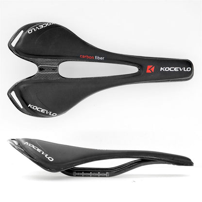 Kocevlo Carbon Fiber Mountain Bike Saddle Blue Cushion Carbon Fiber Seat Pad