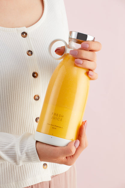 350ml Wireless Portable Electric Mini Fruit Blender - Perfect for On-the-Go Juicer!