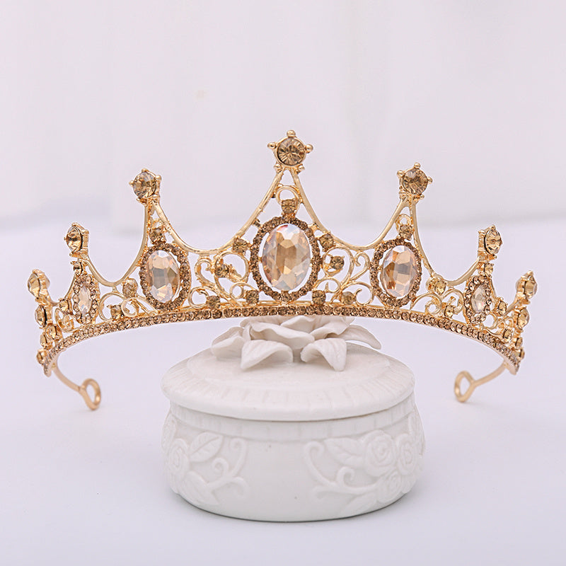 Rhinestone Crown Headband Wedding Bride Princess Queen Hair Tiara