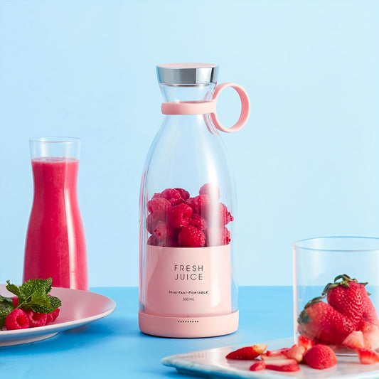 350ml Wireless Portable Electric Mini Fruit Blender - Perfect for On-the-Go Juicer!