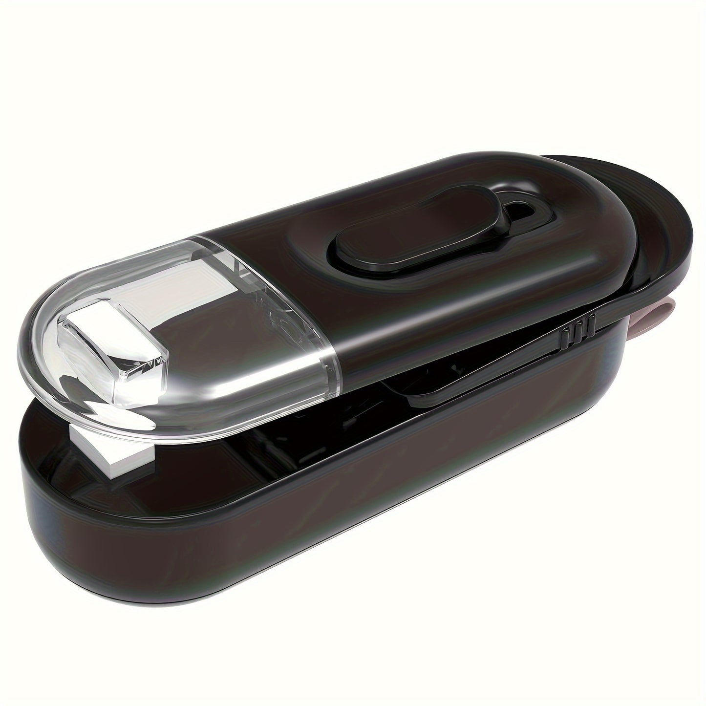 1pc Compact Mini Vacuum Sealer - 2-in-1 Heat Sealer & Cutter for Airtight Food Storage - Portable Thermal Sealer for Plastic Bags, Snacks, Cookies, Freshness Preservation, Kitchen Essentials