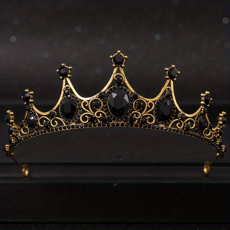 Rhinestone Crown Headband Wedding Bride Princess Queen Hair Tiara