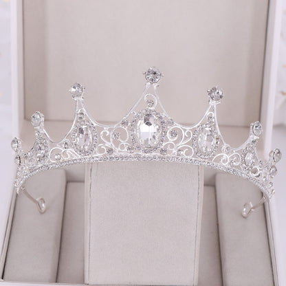 Rhinestone Crown Headband Wedding Bride Princess Queen Hair Tiara