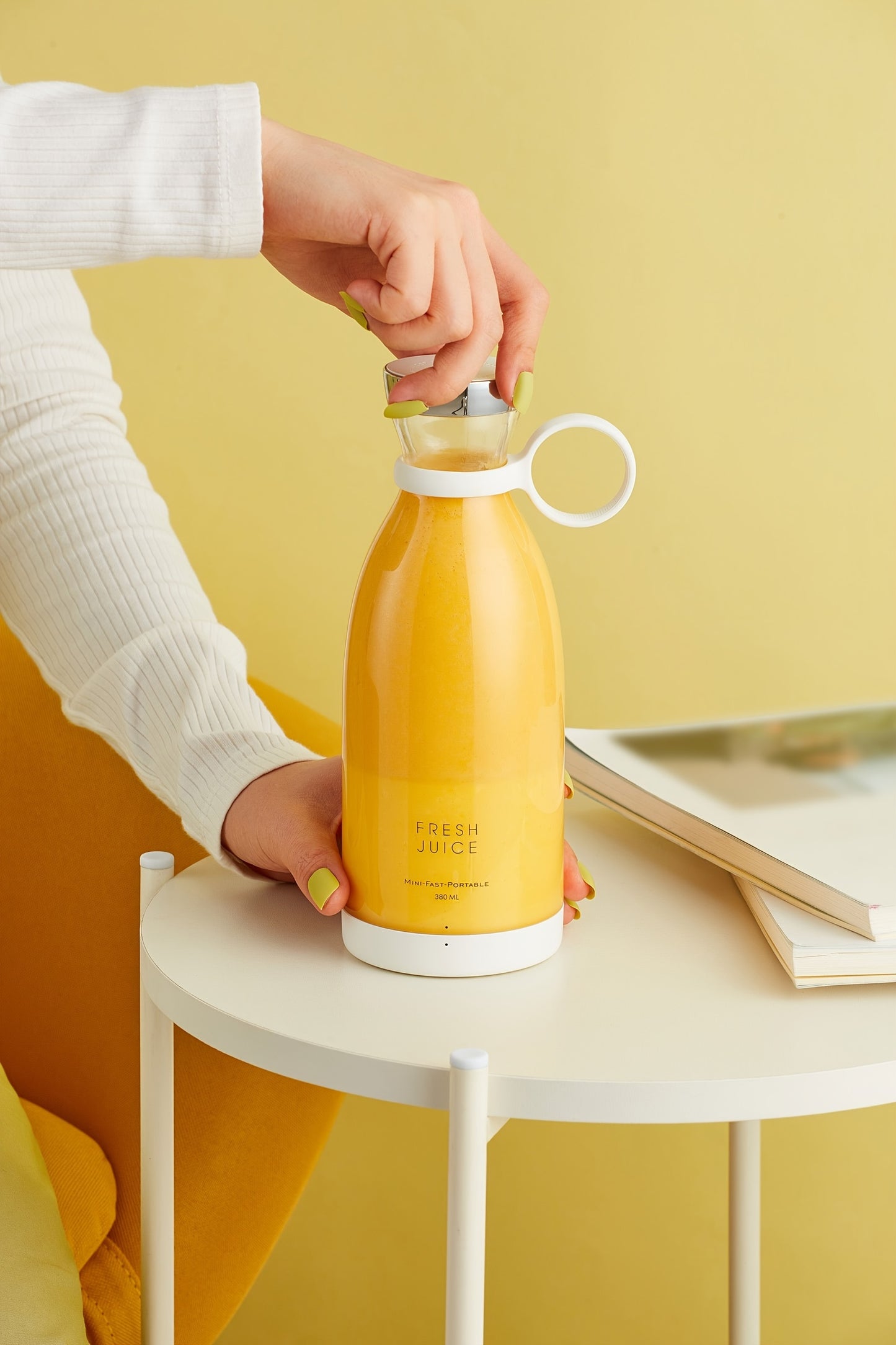350ml Wireless Portable Electric Mini Fruit Blender - Perfect for On-the-Go Juicer!