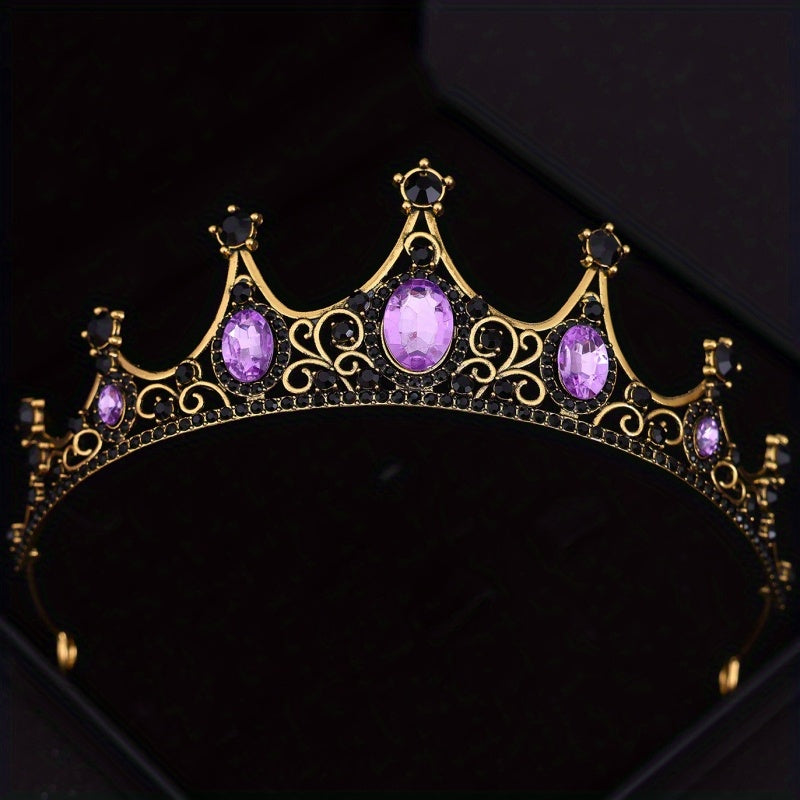 Rhinestone Crown Headband Wedding Bride Princess Queen Hair Tiara