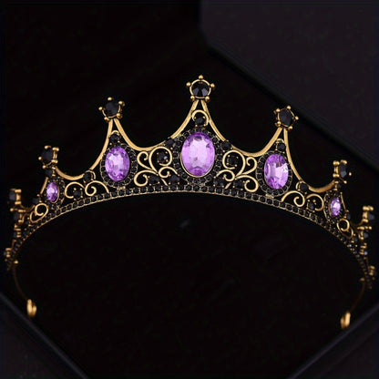 Rhinestone Crown Headband Wedding Bride Princess Queen Hair Tiara