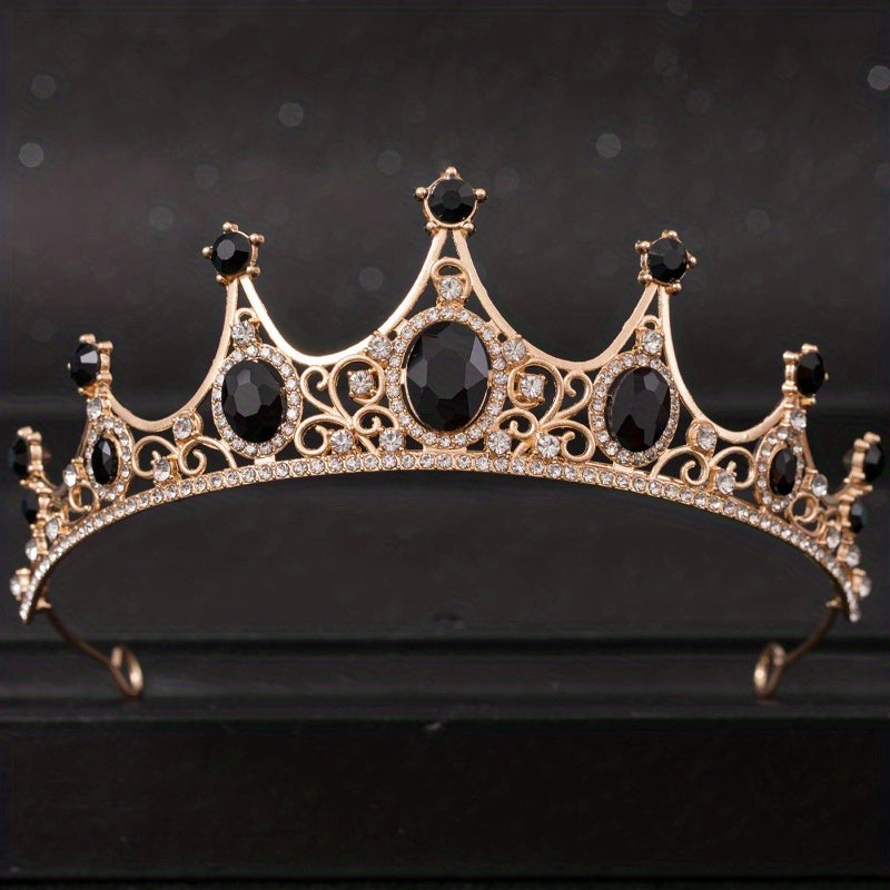 Rhinestone Crown Headband Wedding Bride Princess Queen Hair Tiara