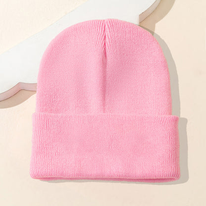 Embroidered Yellow Duck Knit Hat For Women Valentines Gifts