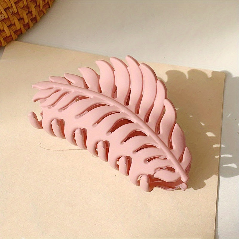 [Large Leaf Hair Claw Clip] Fall Autumn Hair Clips, Large Hair Claw, Leaf, Hair Clip, Large Hair Claw Clip, Hair Claw, Hair Clip, Claw Clip, Hair Clip For Women