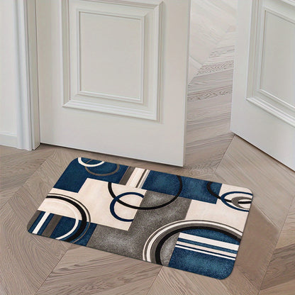 1pc Non-Slip Modern Door Mat - Thick Padded Indoor Entrance Mat for Home Decor and Floor Protection
