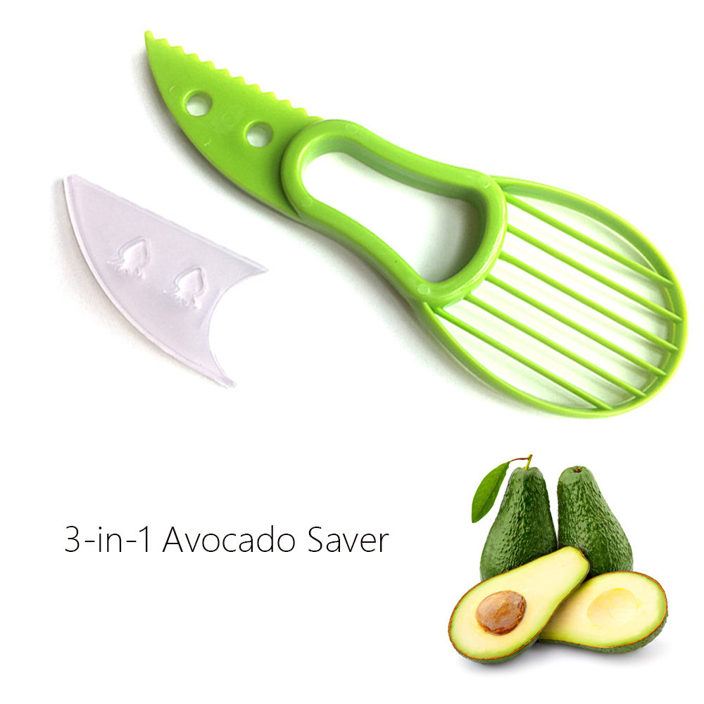 1/2pcs, 3-in-1 Avocado Slicer Shea Corer Butter Fruit Peeler Cutter Pulp Separator Plastic Knife Kitchen Vegetable Tools Home Accessory Kitchen Accessories