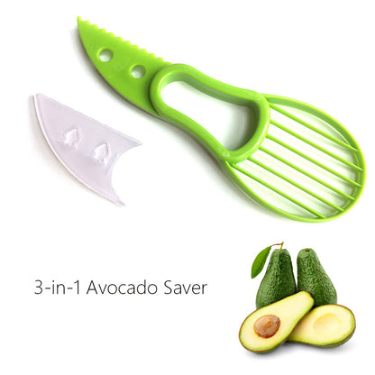 1/2pcs, 3-in-1 Avocado Slicer Shea Corer Butter Fruit Peeler Cutter Pulp Separator Plastic Knife Kitchen Vegetable Tools Home Accessory Kitchen Accessories
