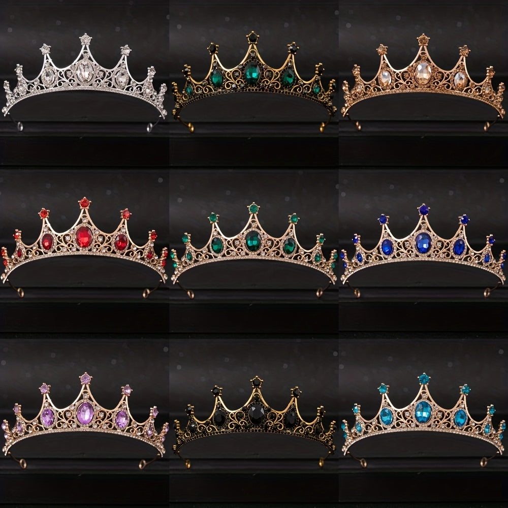 Rhinestone Crown Headband Wedding Bride Princess Queen Hair Tiara