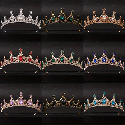 Rhinestone Crown Headband Wedding Bride Princess Queen Hair Tiara