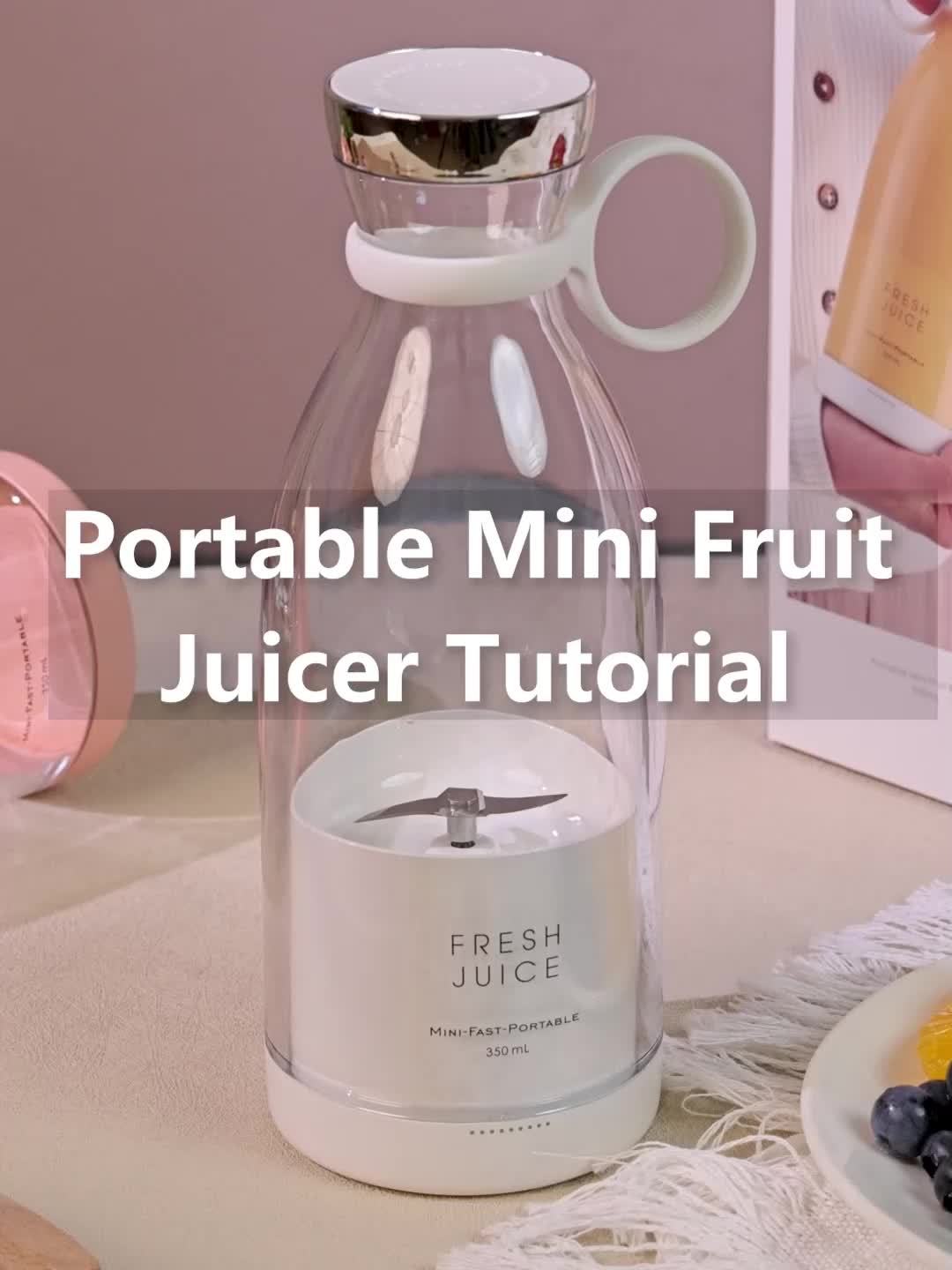 350ml Wireless Portable Electric Mini Fruit Blender - Perfect for On-the-Go Juicer!