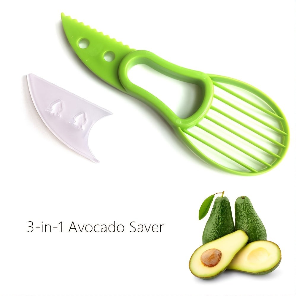 1/2pcs, 3-in-1 Avocado Slicer Shea Corer Butter Fruit Peeler Cutter Pulp Separator Plastic Knife Kitchen Vegetable Tools Home Accessory Kitchen Accessories