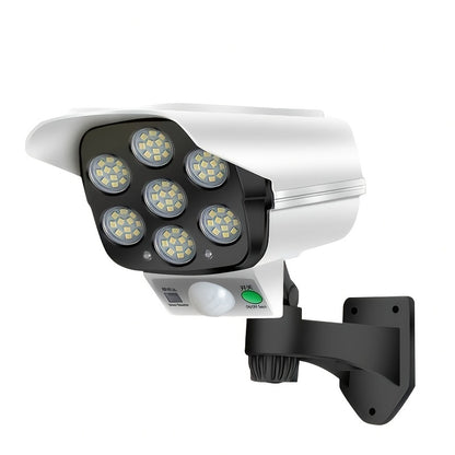 1pc motion sensor street lamp, Solar Garden LED Light, Simulation Surveillance, Fake Camera, Human Body Sensor Wall Light, Outdoor Smart Street Light