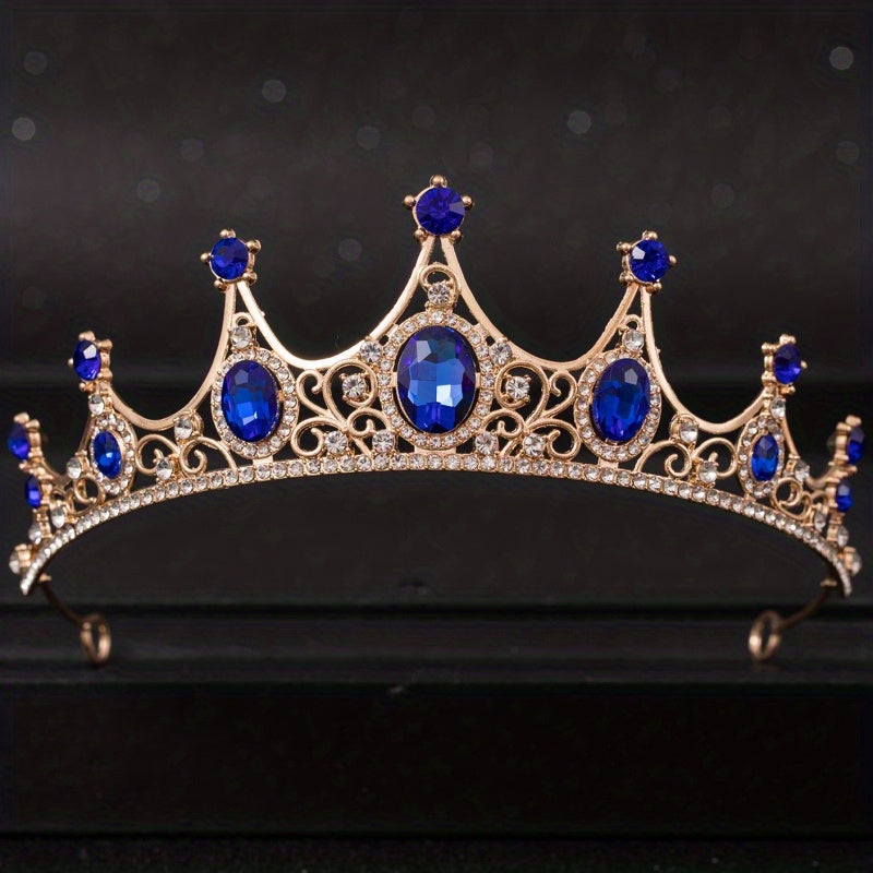 Rhinestone Crown Headband Wedding Bride Princess Queen Hair Tiara