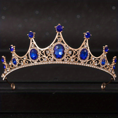 Rhinestone Crown Headband Wedding Bride Princess Queen Hair Tiara