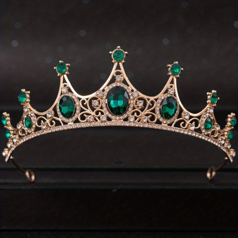 Rhinestone Crown Headband Wedding Bride Princess Queen Hair Tiara