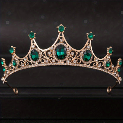 Rhinestone Crown Headband Wedding Bride Princess Queen Hair Tiara