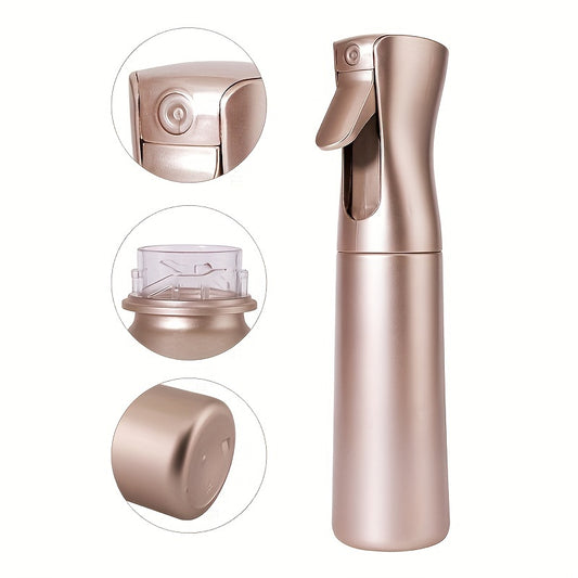 1pcs Fine Water Mist Spray Bottle, Electroplating Gradient Color, Continuous Spray, Hairdressing, Alcohol Disinfection
