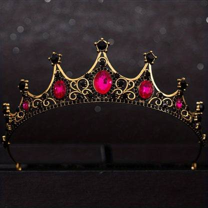 Rhinestone Crown Headband Wedding Bride Princess Queen Hair Tiara