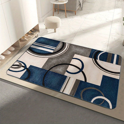 1pc Non-Slip Modern Door Mat - Thick Padded Indoor Entrance Mat for Home Decor and Floor Protection