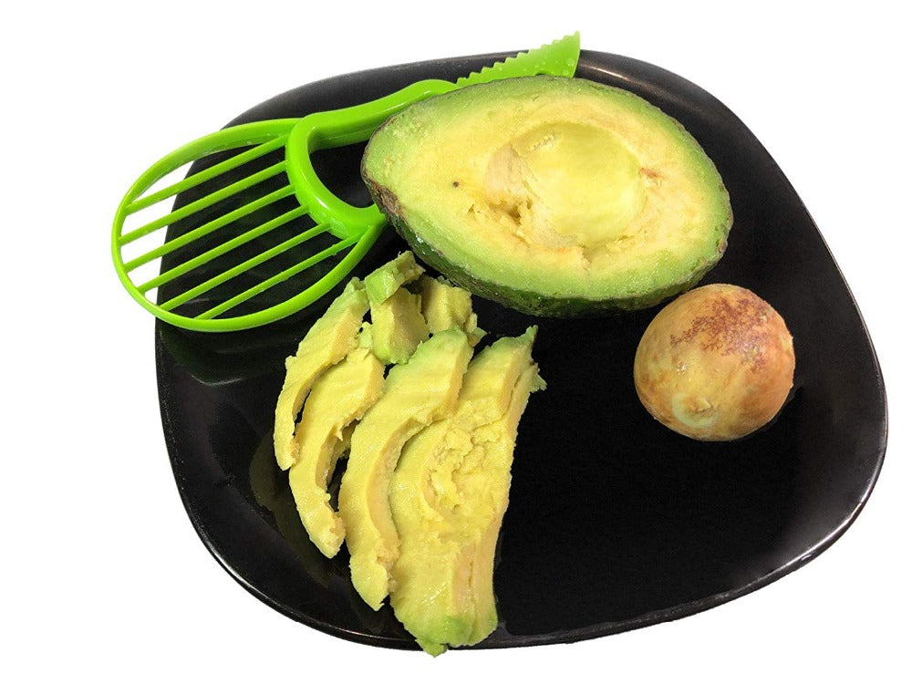 1/2pcs, 3-in-1 Avocado Slicer Shea Corer Butter Fruit Peeler Cutter Pulp Separator Plastic Knife Kitchen Vegetable Tools Home Accessory Kitchen Accessories