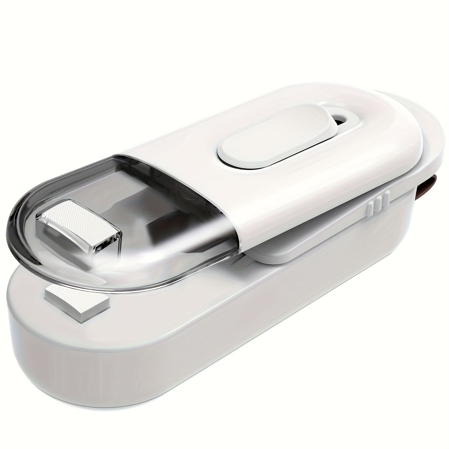 1pc Compact Mini Vacuum Sealer - 2-in-1 Heat Sealer & Cutter for Airtight Food Storage - Portable Thermal Sealer for Plastic Bags, Snacks, Cookies, Freshness Preservation, Kitchen Essentials
