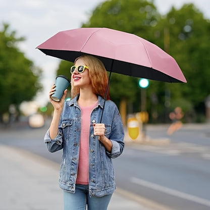 Mei Qi Lin Compact 6-Rib Mini Umbrella - High-Quality, Foldable Sun Protection with Stylish Design