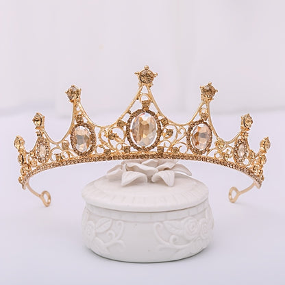 Rhinestone Crown Headband Wedding Bride Princess Queen Hair Tiara