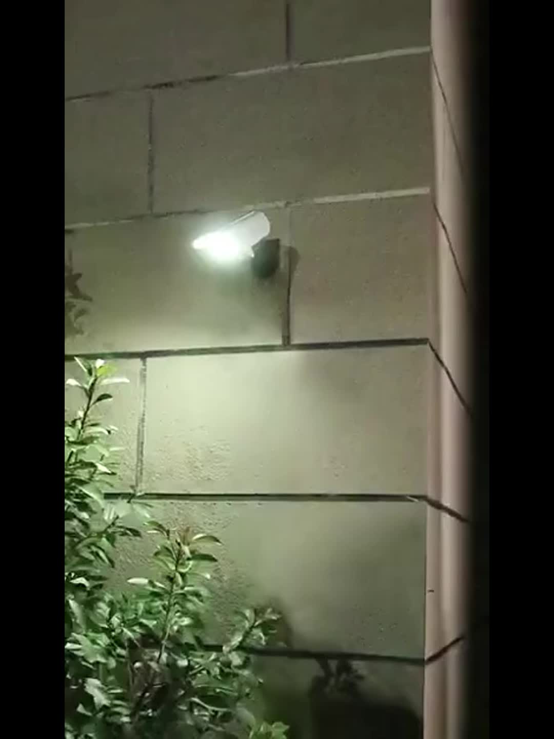 1pc motion sensor street lamp, Solar Garden LED Light, Simulation Surveillance, Fake Camera, Human Body Sensor Wall Light, Outdoor Smart Street Light
