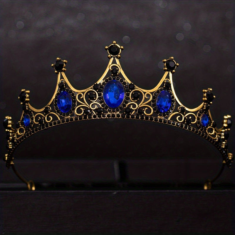 Rhinestone Crown Headband Wedding Bride Princess Queen Hair Tiara